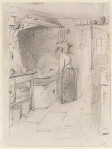 Cuisine a Lutzelbourg, 1858. av James Abbott McNeill Whistler