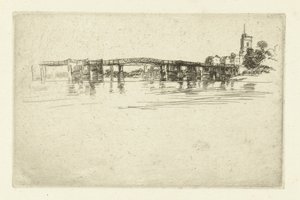 Den lille Putney-broen Den lille Putney av James Abbott McNeill Whistler