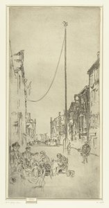 De masten Masten Venezia: Tolv etsninger (serietittel) av James Abbott McNeill Whistler