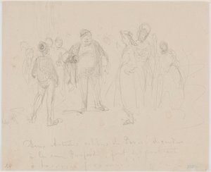To kjente kunstnere fra Paris, 1858. av James Abbott McNeill Whistler