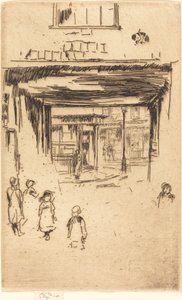 Drury Lane, ca. 18801881. av James Abbott McNeill Whistler
