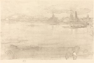 Tidlig morgen, 1878. av James Abbott McNeill Whistler