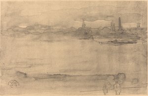 Tidlig morgen, 1878. av James Abbott McNeill Whistler