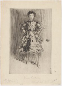 Elinor Leyland, 1873. av James Abbott McNeill Whistler