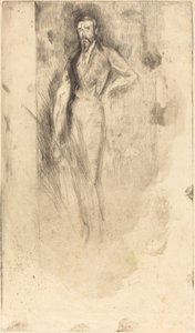 F. R. Leyland, ca. 18701873. av James Abbott McNeill Whistler