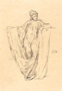 Figurstudie, 1894. av James Abbott McNeill Whistler
