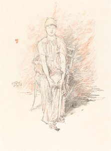 Figurstudie i farger, 1890. av James Abbott McNeill Whistler