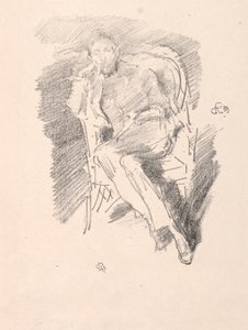 Firelight - Joseph Pennell, nr. 2, 1896. av James Abbott McNeill Whistler