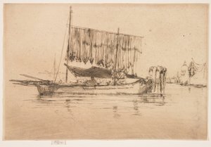 Fiskebåt fra det andre Venezia-settet av James Abbott McNeill Whistler