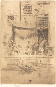 Fruktstall, 1880. av James Abbott McNeill Whistler