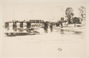 Fulham Chelsea, 1900-tallet. av James Abbott McNeill Whistler