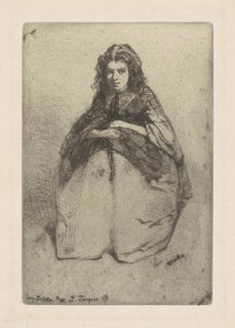 Tegneserier, 1858. av James Abbott McNeill Whistler