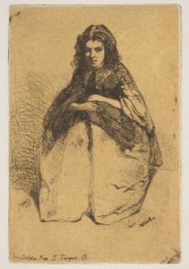 Tegneserier, 1858. av James Abbott McNeill Whistler