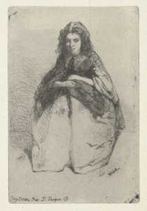 Fumette, ca. 1857 (etsing og tørrpunkt) av James Abbott McNeill Whistler