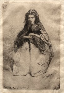 Tegneserier, 1858. av James Abbott McNeill Whistler