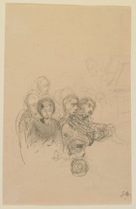 Gamblere, 1858. av James Abbott McNeill Whistler