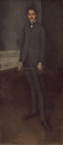 George W. Vanderbilt, 18971903. av James Abbott McNeill Whistler