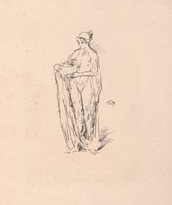 Jente med skål, 1895. av James Abbott McNeill Whistler
