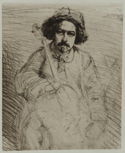 J. Becquet, billedhugger, 1859. av James Abbott McNeill Whistler