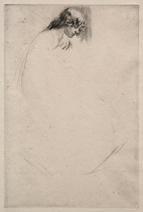 Jos Bent Head. av James Abbott McNeill Whistler