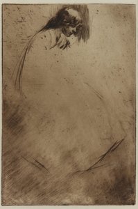 Jos bøyde hode, 1861. av James Abbott McNeill Whistler