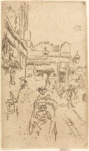 King's Road, Chelsea, ca. 18861888. av James Abbott McNeill Whistler