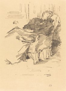 Den vakre sovende dame, 1894. av James Abbott McNeill Whistler