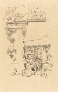 Ostemakeren i rue de Grenelle, 1894. av James Abbott McNeill Whistler