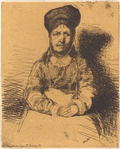 The Retameuse, 1858. av James Abbott McNeill Whistler