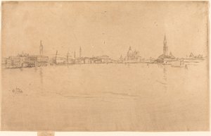 La Salute: Dawn, 18791880. av James Abbott McNeill Whistler