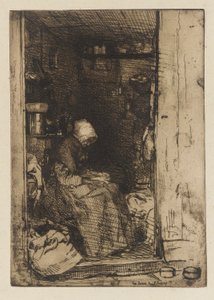 Den gamle kvinnen i filler, 1858. av James Abbott McNeill Whistler