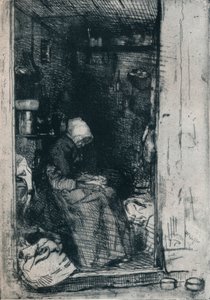 Den gamle kvinnen i filler, 1858 1903-1904 av James Abbott McNeill Whistler