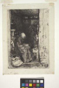 La Vielle Aux Loques (etsing) av James Abbott McNeill Whistler