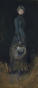 Lady in Grey, ca. 1883. av James Abbott McNeill Whistler