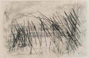 Landskap med en fisker, 1861. av James Abbott McNeill Whistler