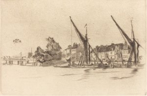 Lindsey Houses, 1877. av James Abbott McNeill Whistler