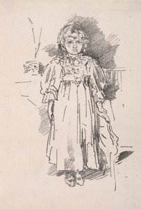 Lille Evelyn, 1896. av James Abbott McNeill Whistler