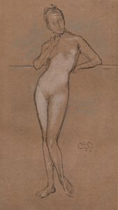Lille naken, c1888 av James Abbott McNeill Whistler
