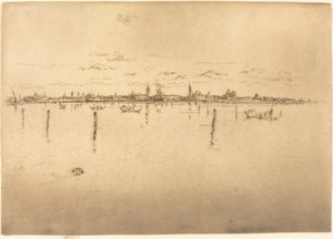 Lille Venezia, 1880. av James Abbott McNeill Whistler