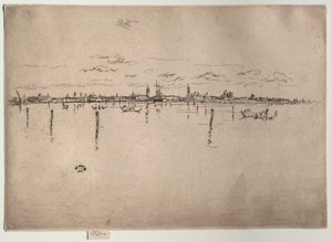 Lille Venezia, 1880. av James Abbott McNeill Whistler