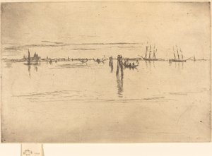 Long Lagoon, 1880. av James Abbott McNeill Whistler