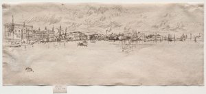 Lange Venezia. av James Abbott McNeill Whistler