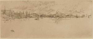 Lange Venezia, 1879-1880. av James Abbott McNeill Whistler