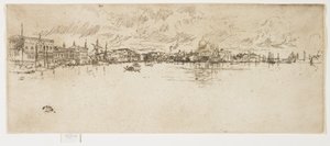 Long Venice fra The Second Venice Set, 1879-1880 av James Abbott McNeill Whistler