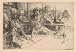 Longshoreman, 1859 (etsing og tørrpunkt på lagt papir) av James Abbott McNeill Whistler