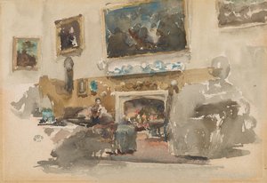 Moreby Hall, 1882-1884. av James Abbott McNeill Whistler
