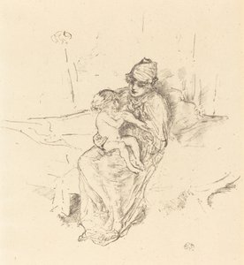 Mor og barn, nr. 1, 18911895. av James Abbott McNeill Whistler