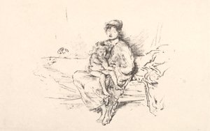 Mor og barn, nr. 2, 1890. av James Abbott McNeill Whistler
