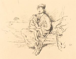 Mor og barn, nr. 2, 18911895. av James Abbott McNeill Whistler