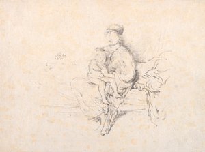Mor og barn, nr. 2, 1896. av James Abbott McNeill Whistler